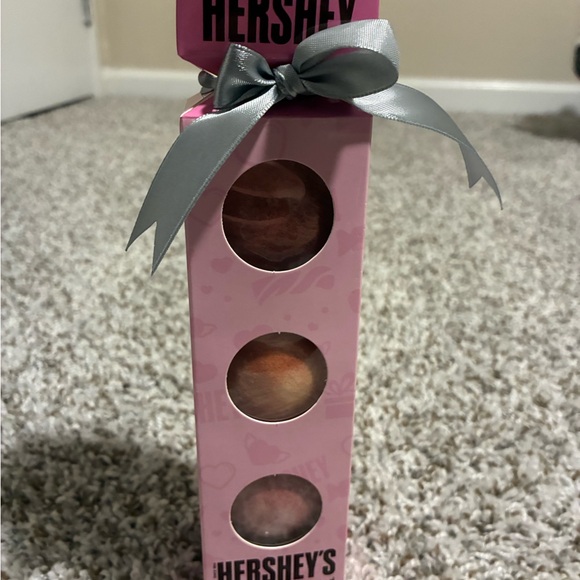 hershey Other - Hershey's Pink Bath Bombs with Silver Ribbon